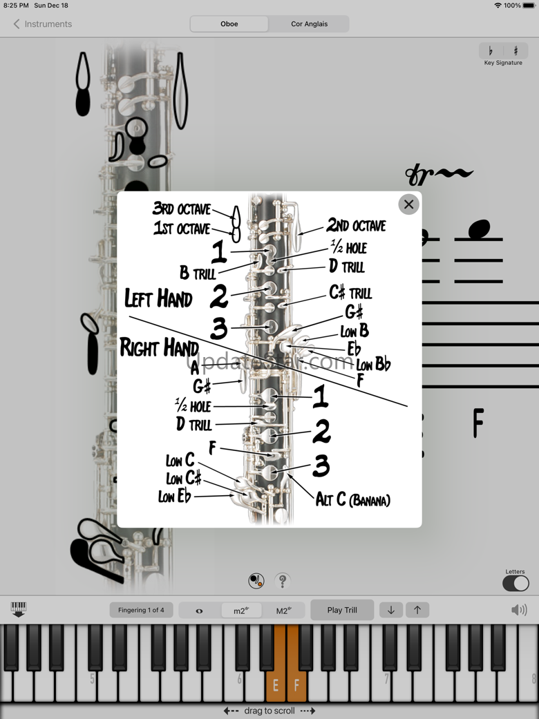 Fingering for iPad 7.0