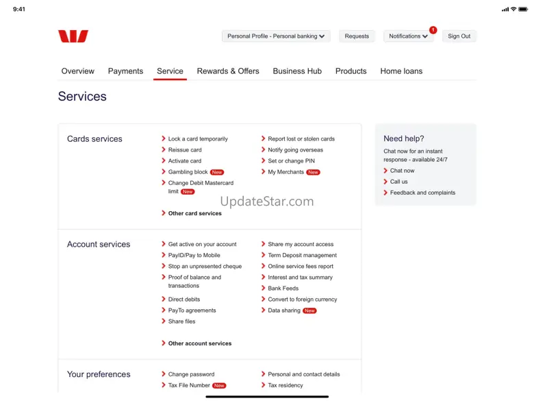 Westpac Banking for iPad 6.0.0