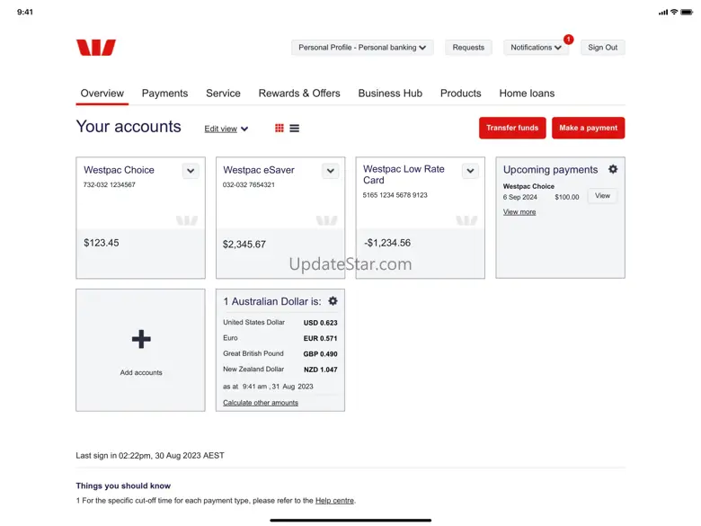 Westpac Banking for iPad 6.0.0