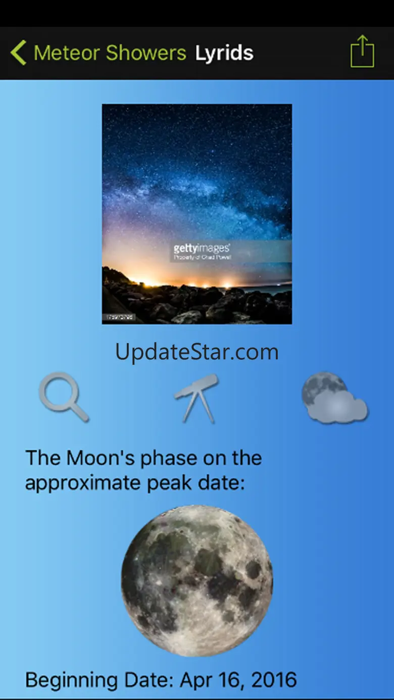 Meteor Shower Calendar - Ad Version 1.3.1