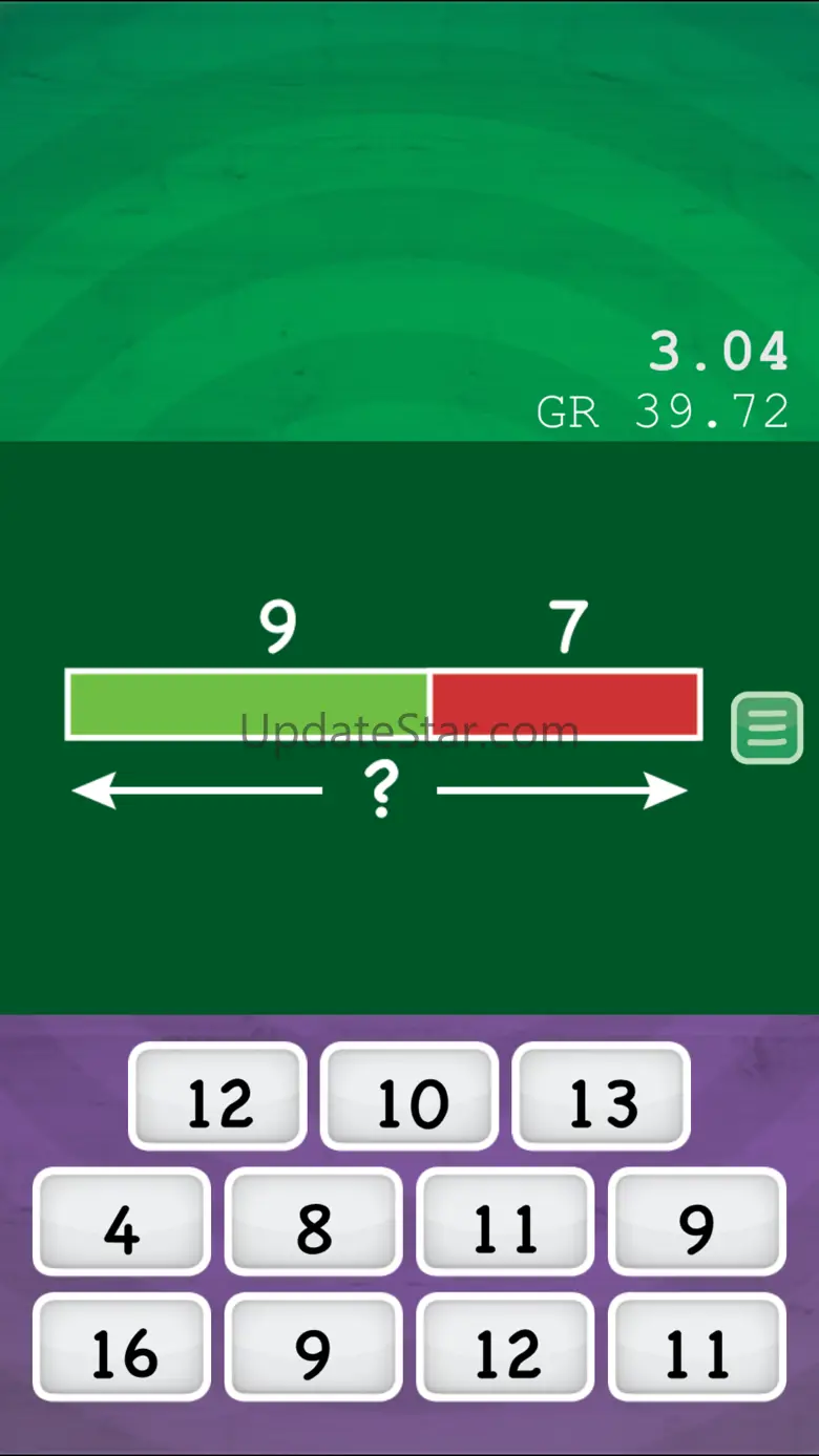 Math Slide: add & subtract 1.4