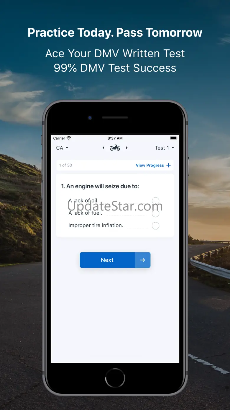 DMV WRITTEN TEST 1.3.7