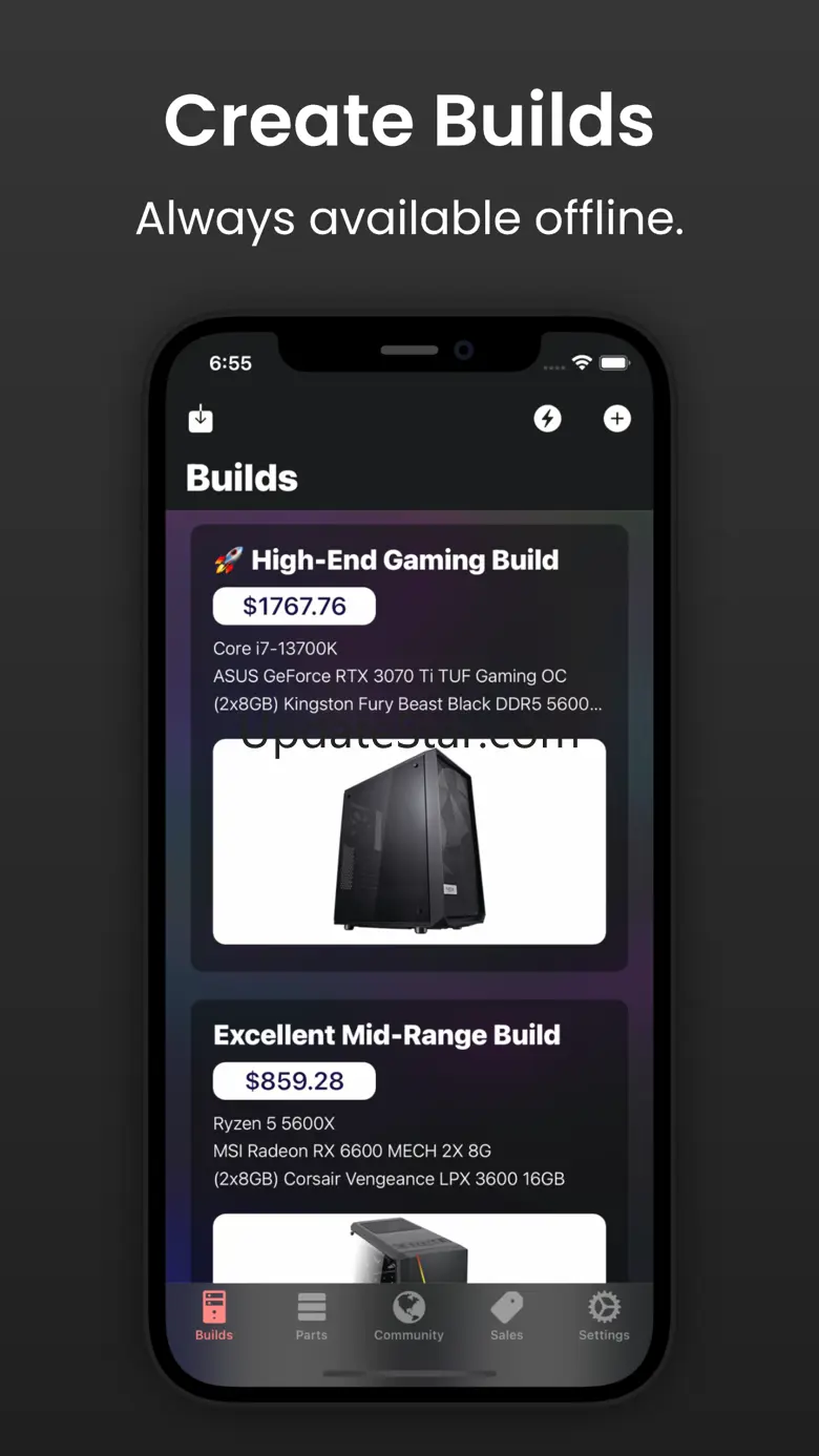 BuildCores: Part Picker for PC 2024.1.2