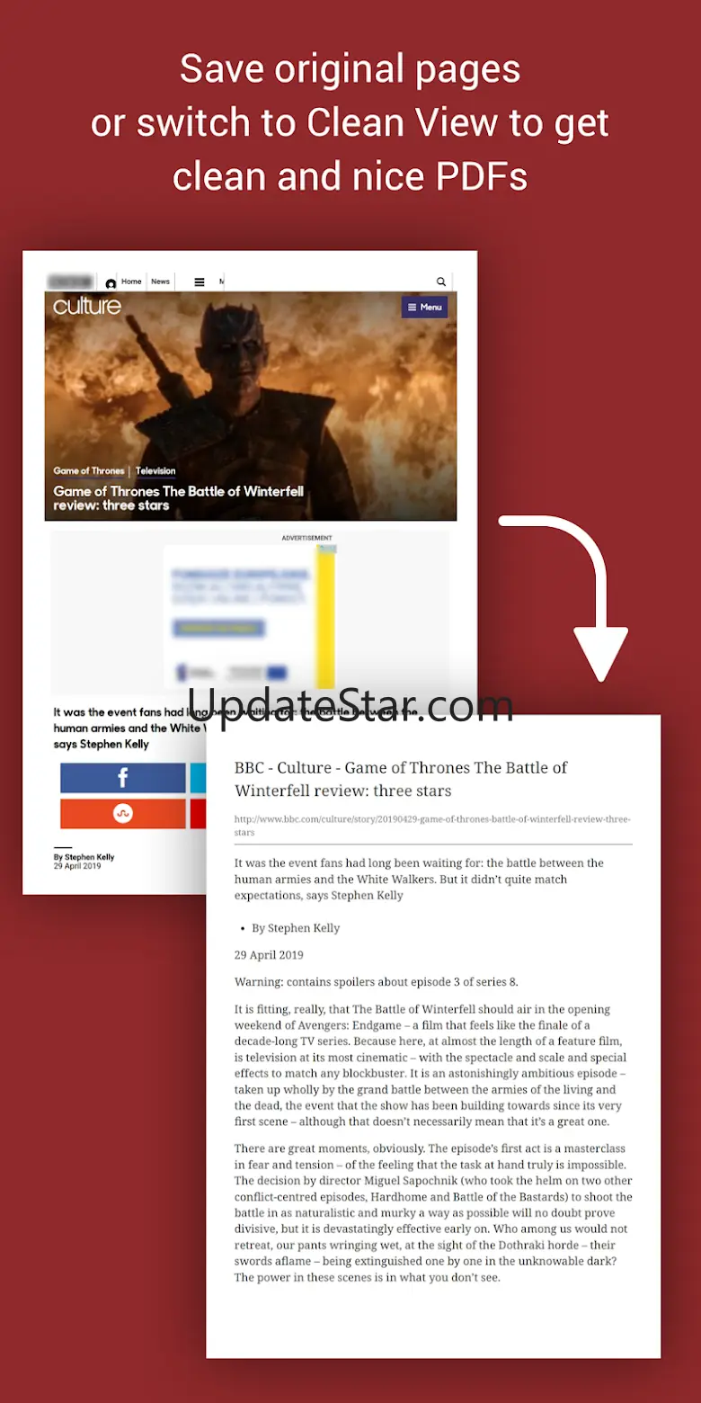 Web To PDF Converter