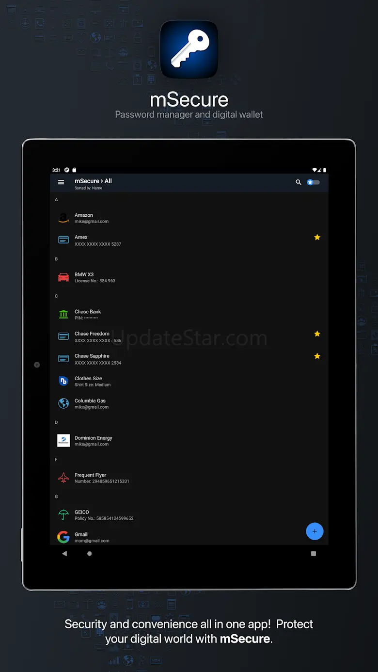 mSecure - Password Manager 6.1.3
