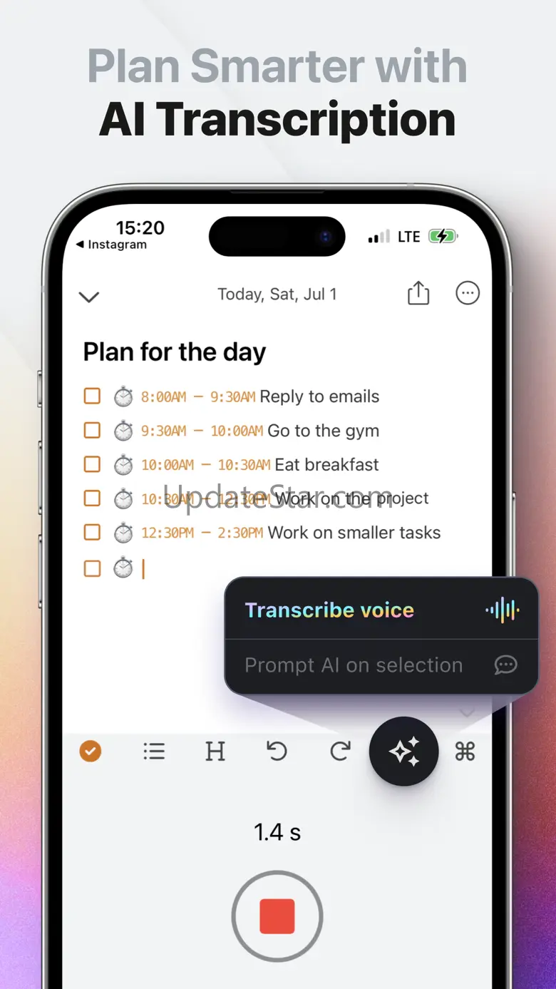 NotePlan - Daily Notes 3.10.2