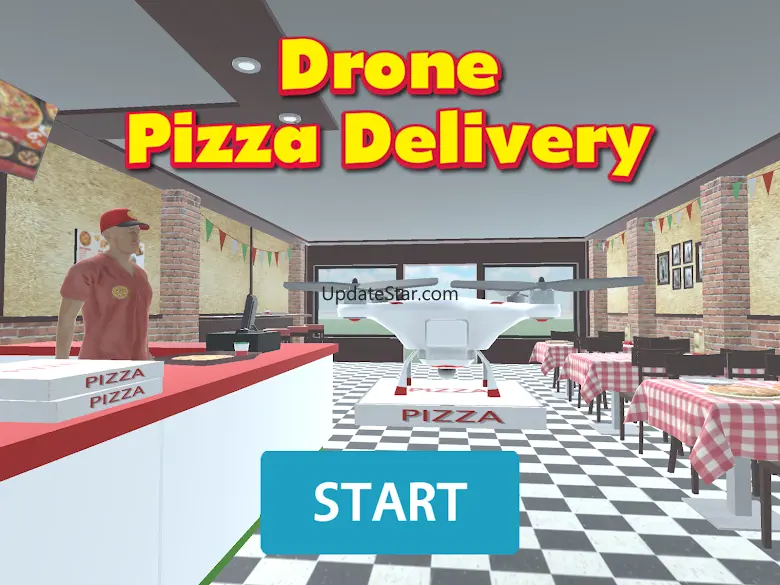 Drone Pizza Delivery 3D 2.5