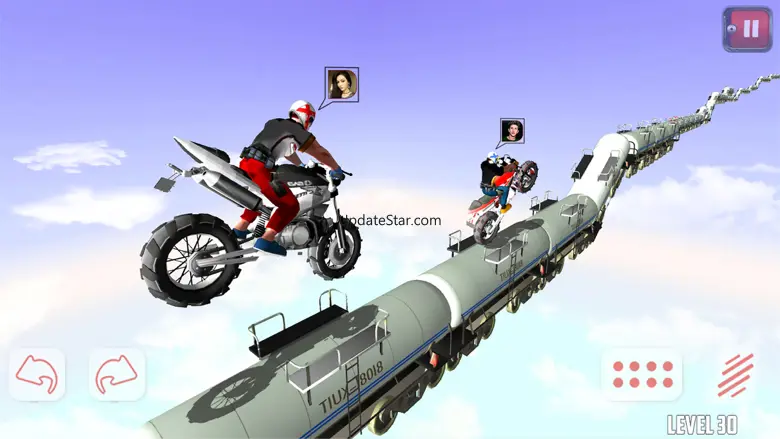 Dirt Bike Roof Top Racing Fun 3