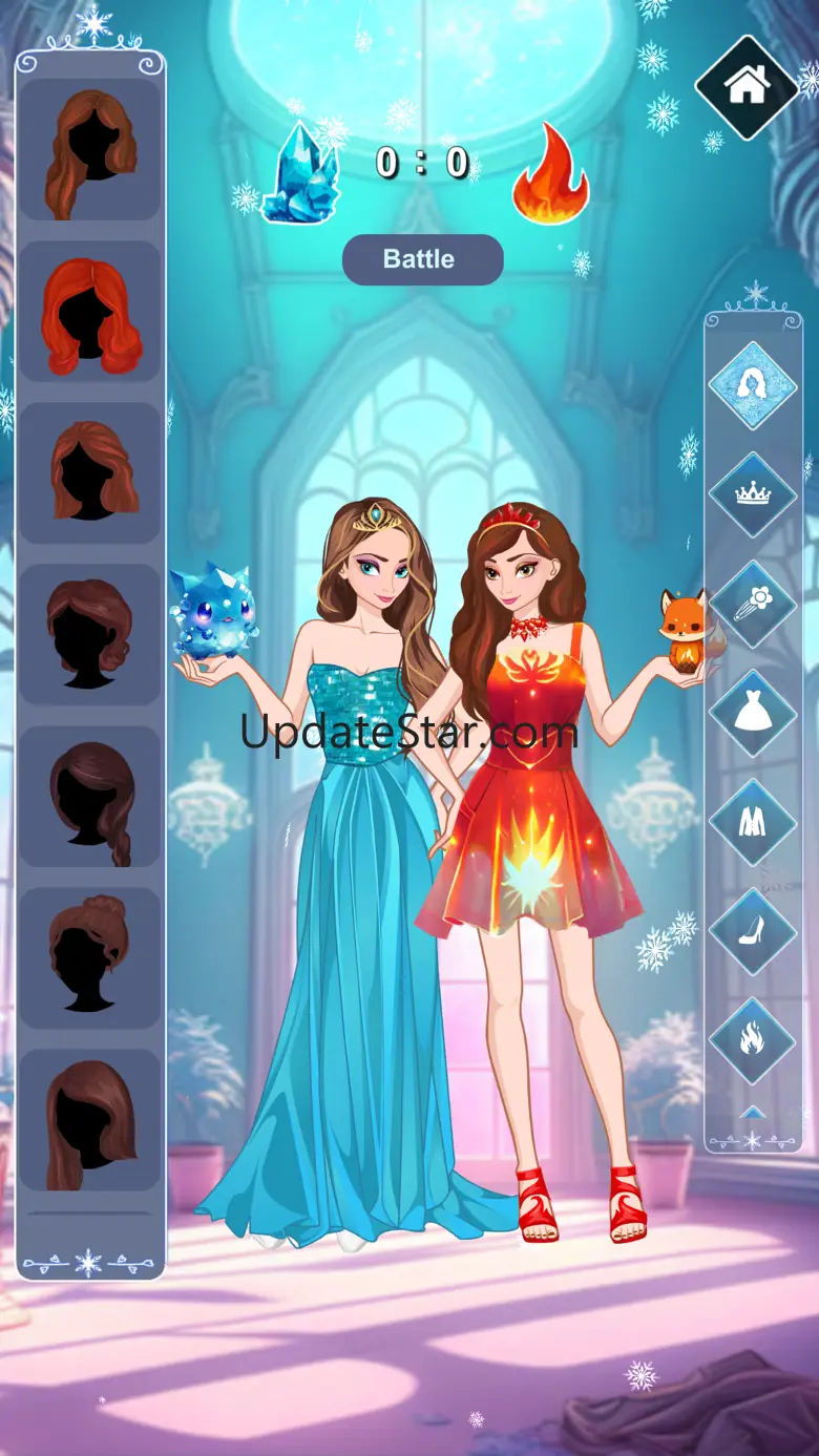 Ice vs Fire magic dress up 1.5.1