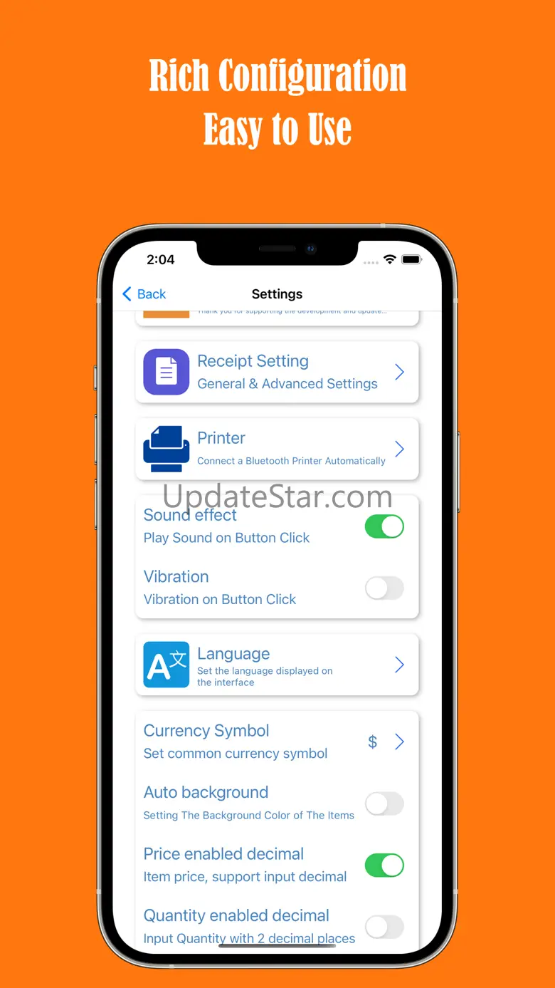TinyPOS:Customize own Receipts 4.2