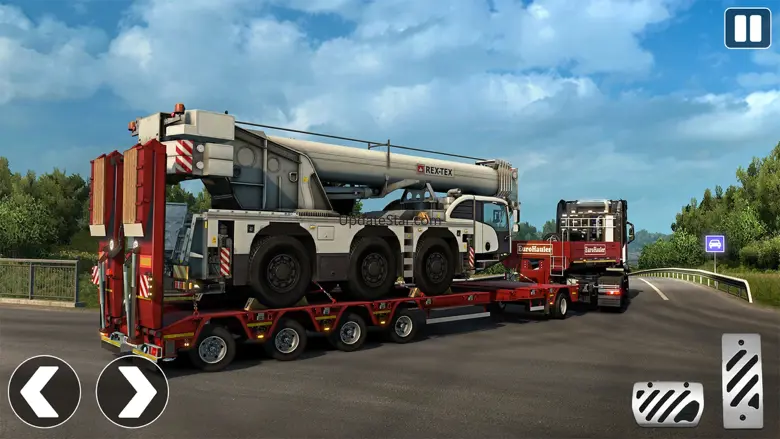 18 wheeler truck parking Sim 1.8