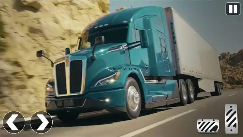 18 wheeler truck parking Sim 1.8