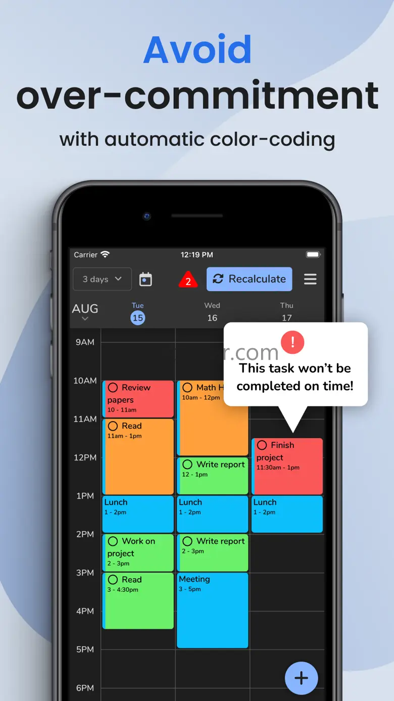 FlowSavvy: Schedule Planner 2.19