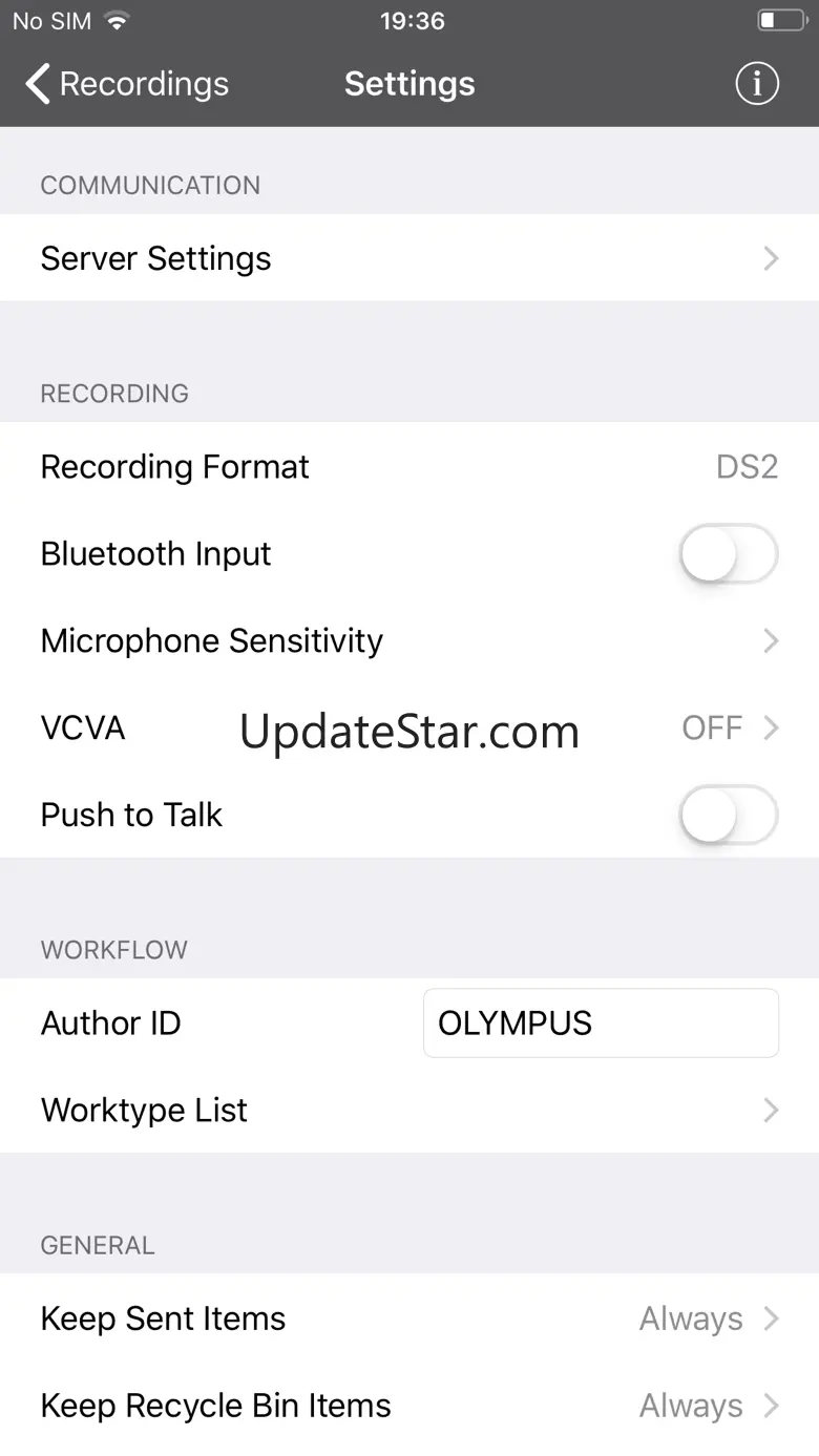 OLYMPUS Dictation for iPhone 2.2.3