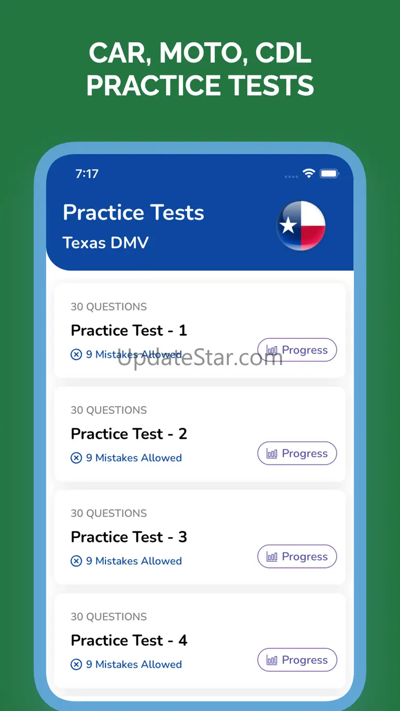 Texas DMV Learners Permit Test 3.2