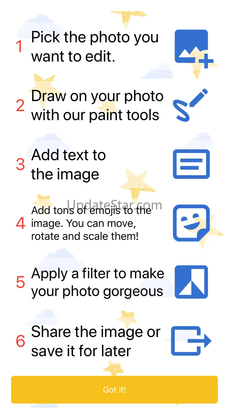 Draw on Photos & Add Stickers 2.0