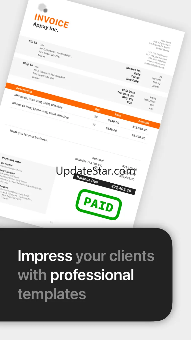 Tiny Invoice: An Invoice Maker 6.2.5