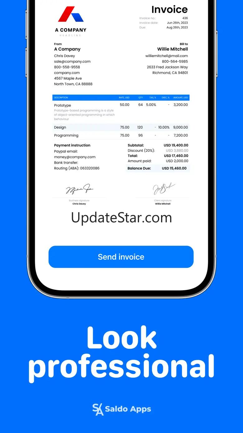 Invoice Maker by Saldo Apps 4.1.0