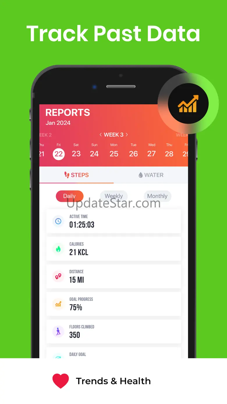 Steps - Step Counter & Walking 13.8