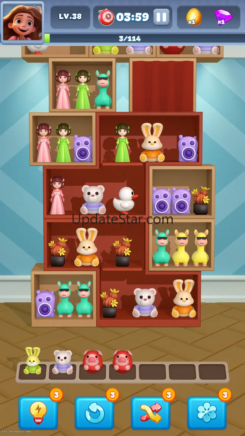 Triple Goods Match: 3d Sorting 1.2.2