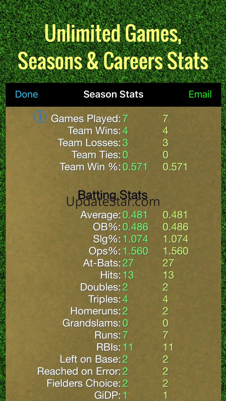 Softball Stats Tracker Pro 1.5