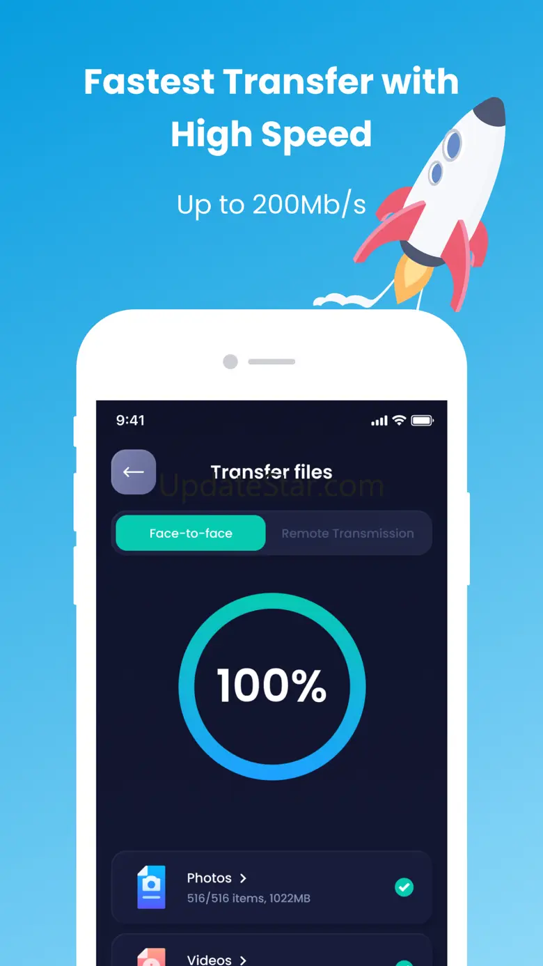 Transfer My Data, File Sharing 3.9