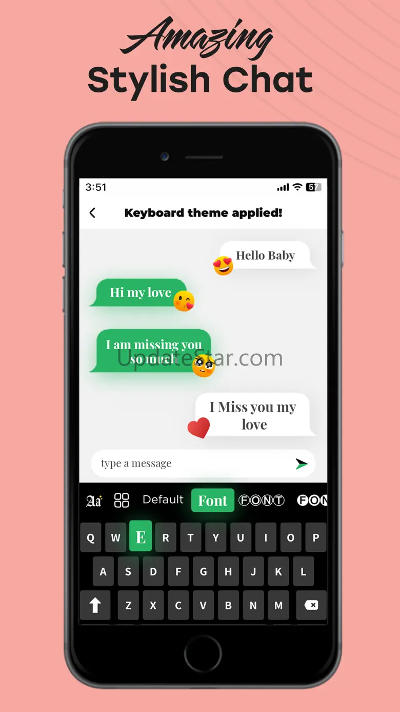 Font Keyboard for iPhone 2.2