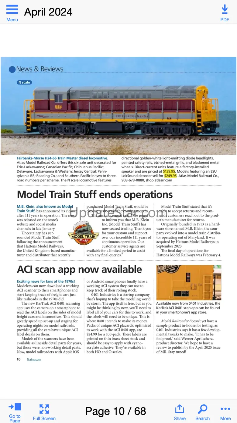 Model Railroader Magazine 7.10.3
