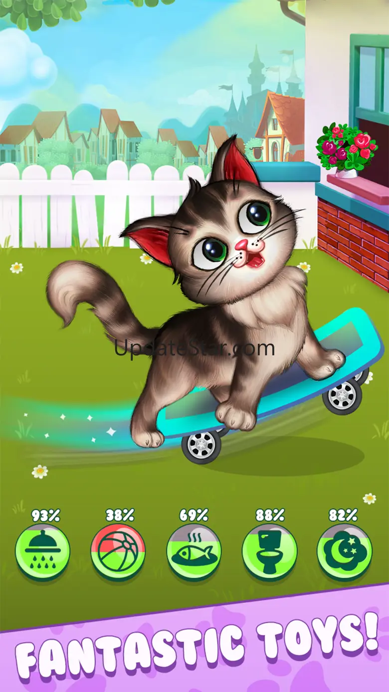 My Fluffy Kitty: Pet Care Game 3.0