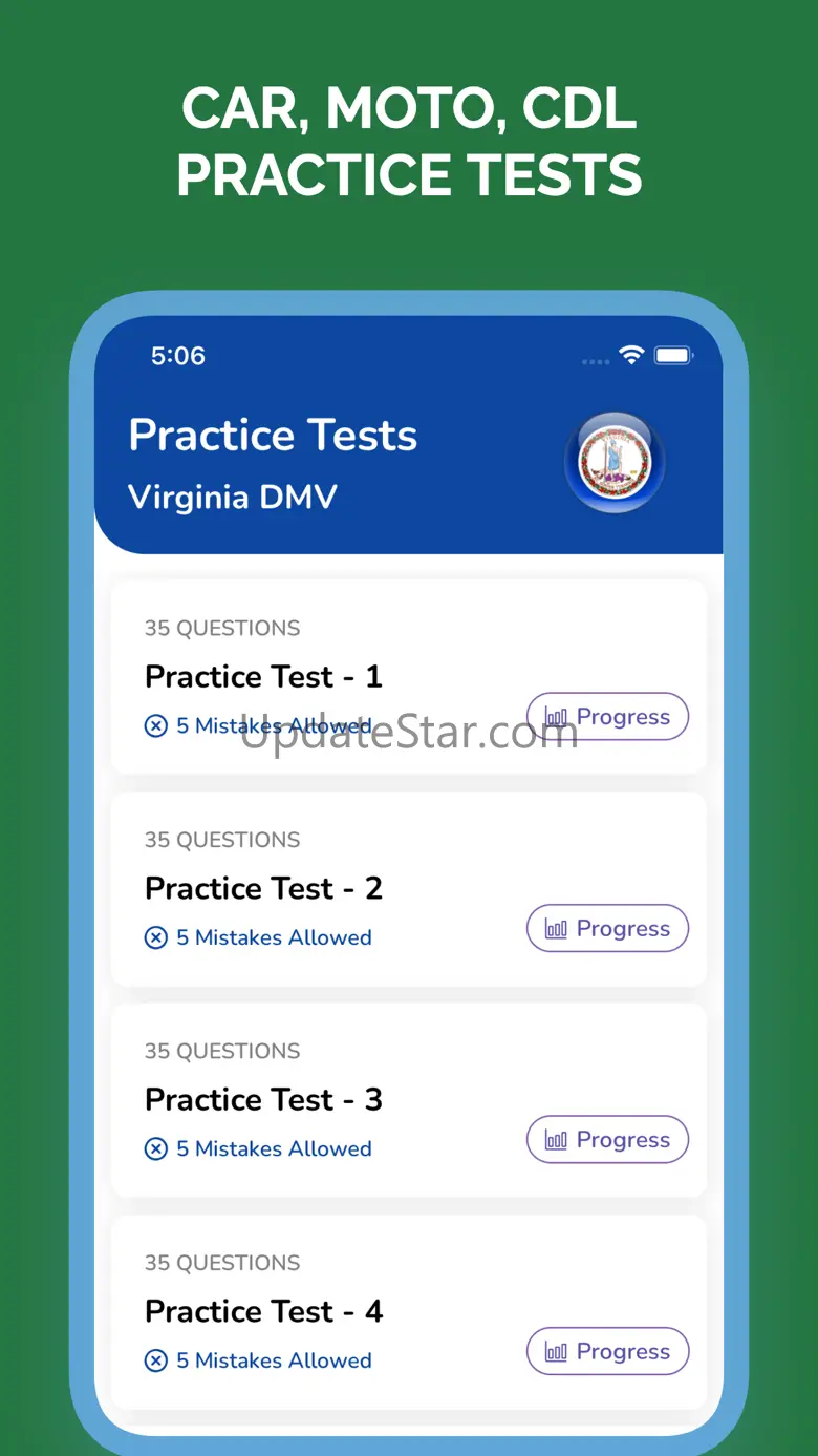 Virginia VA DMV Practice Test 3.2