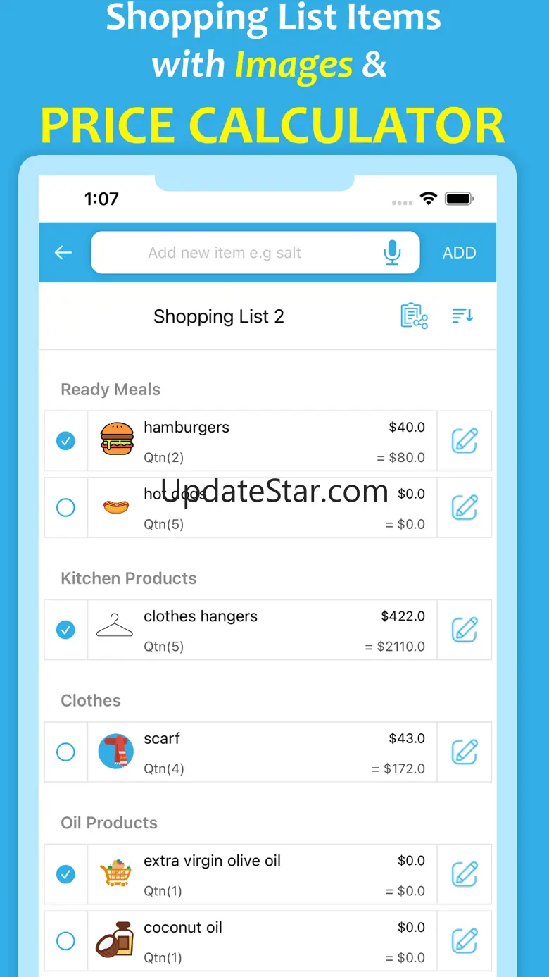 Shoppe - Shopping list app 4.33