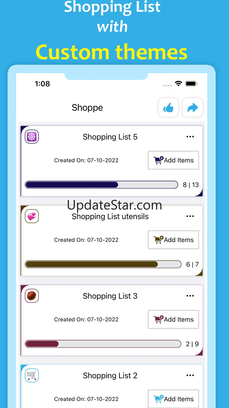 Shoppe - Shopping list app 4.33