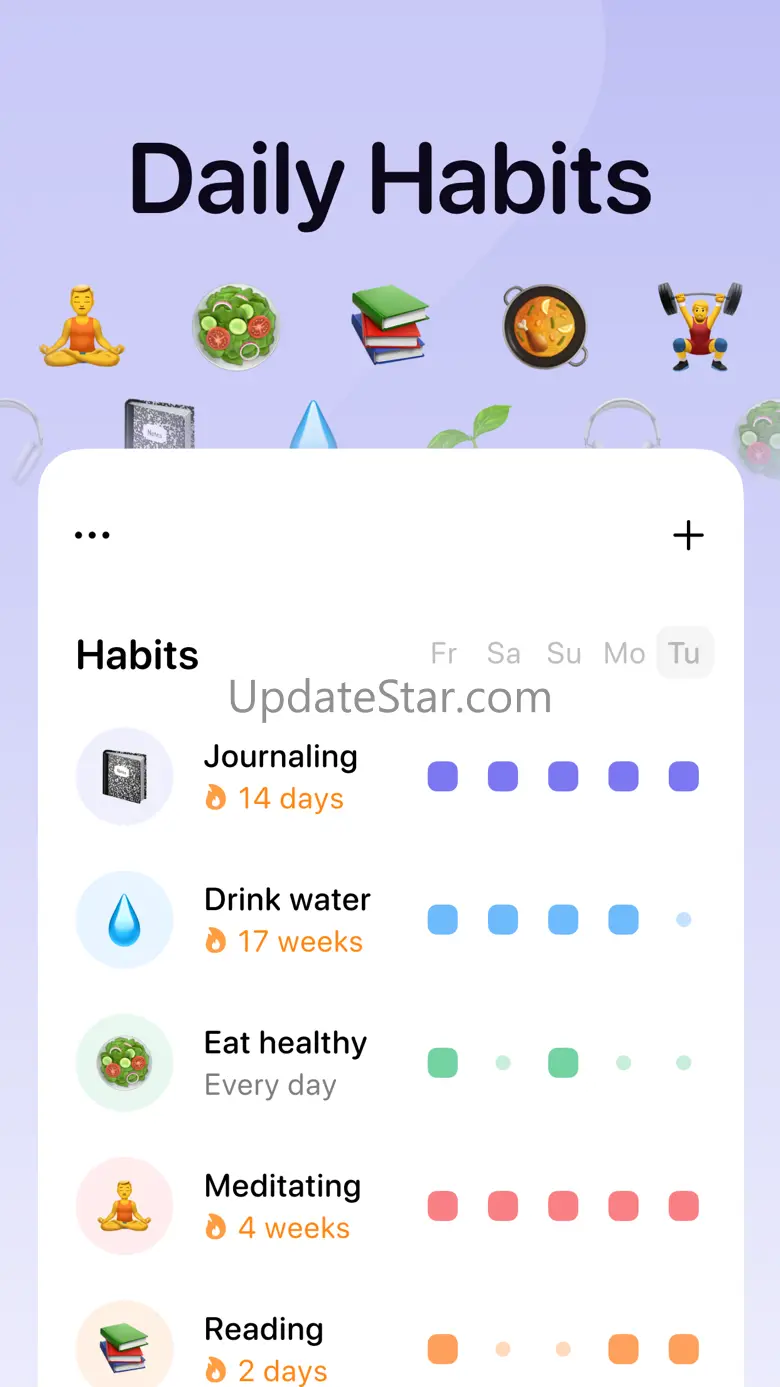 Habit tracker - Patterns 1.9