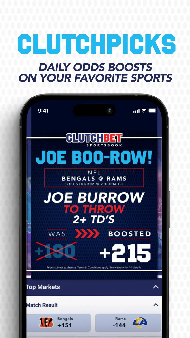 ClutchBet Sportsbook:CO/IA/LA 3.2.0