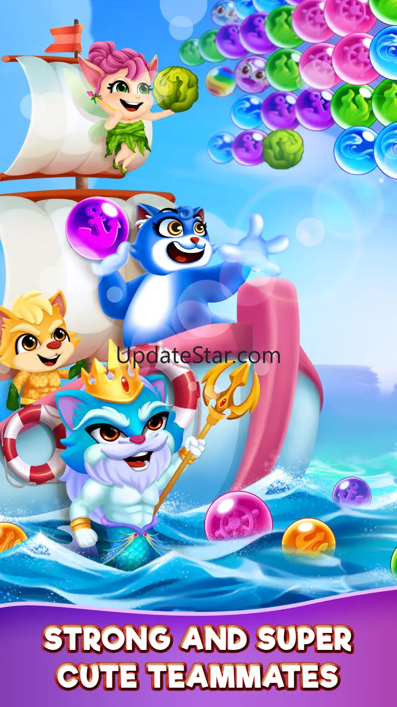 Cat Pop Island: Bubble Shooter 142