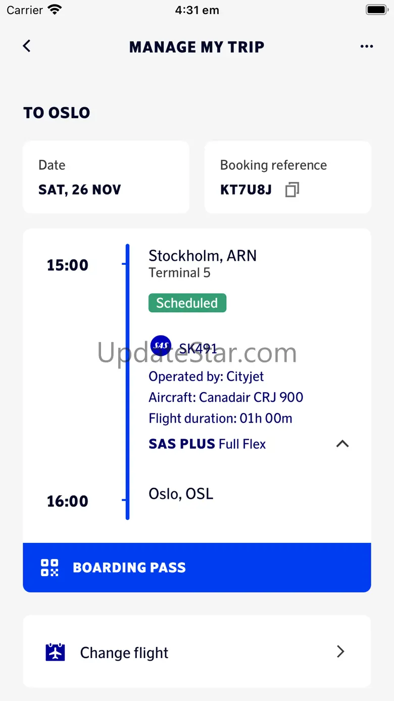 SAS – Scandinavian Airlines 5.38.0
