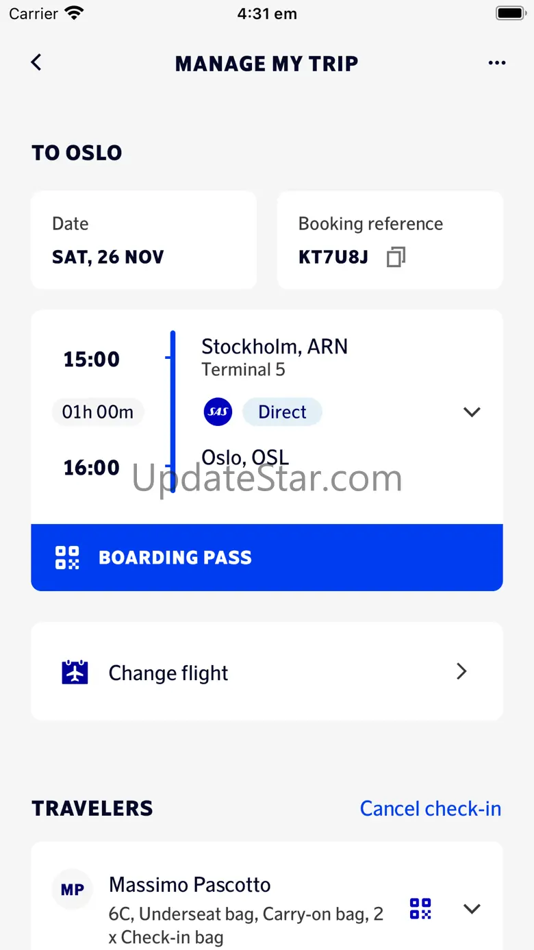 SAS – Scandinavian Airlines 5.38.0
