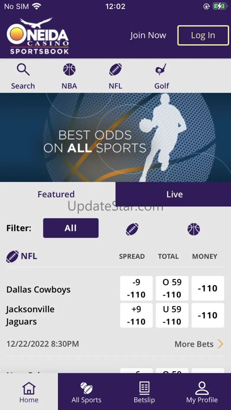 Oneida Casino Sportsbook 1.3