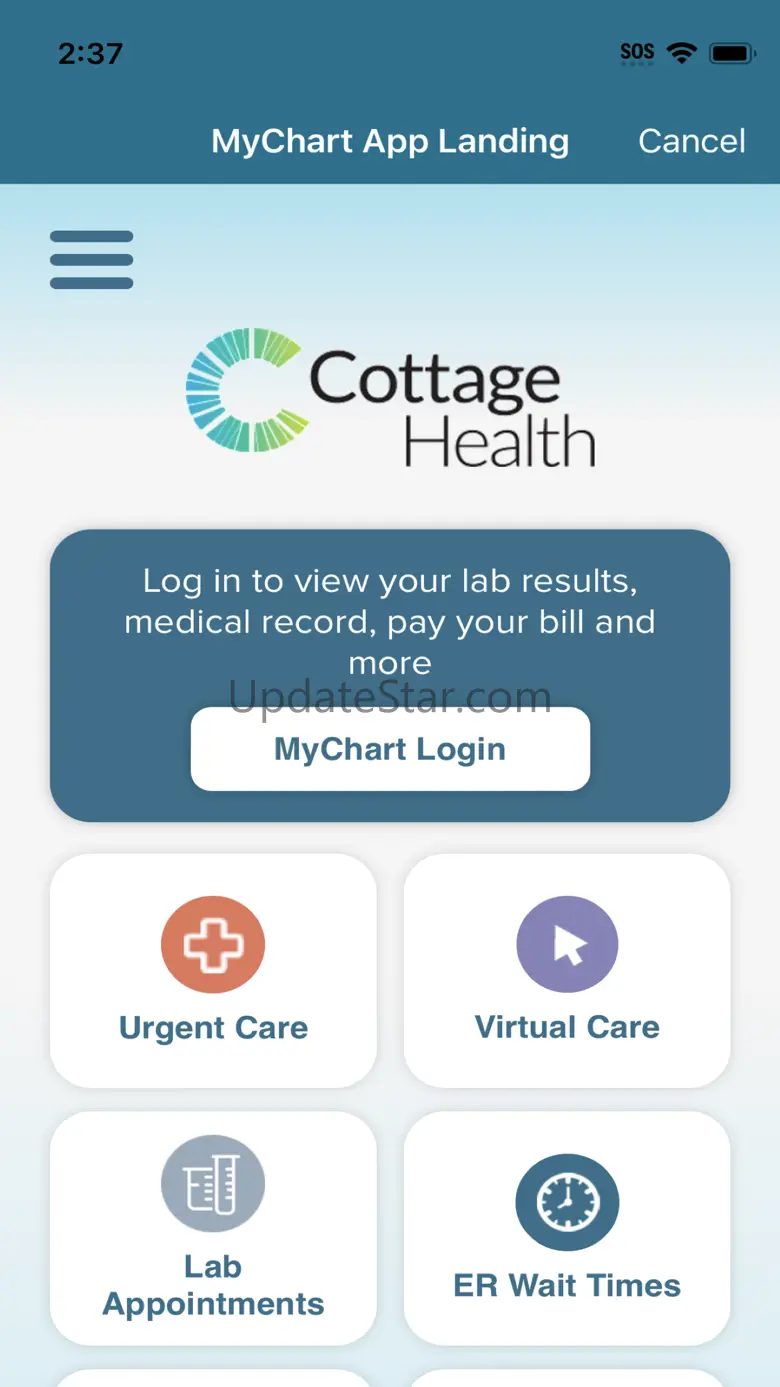 Cottage Health MyChart 11.2.5