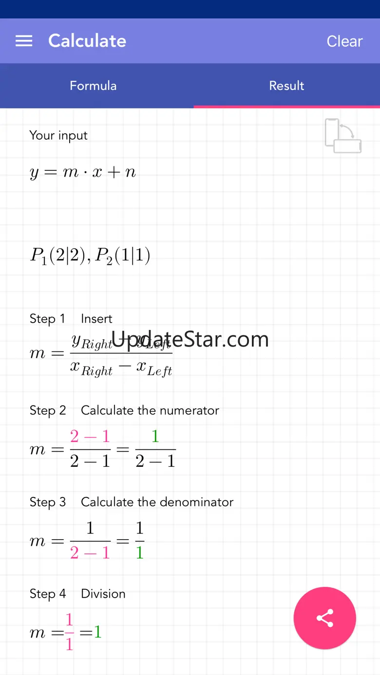 Solving Linear Equation 1.90