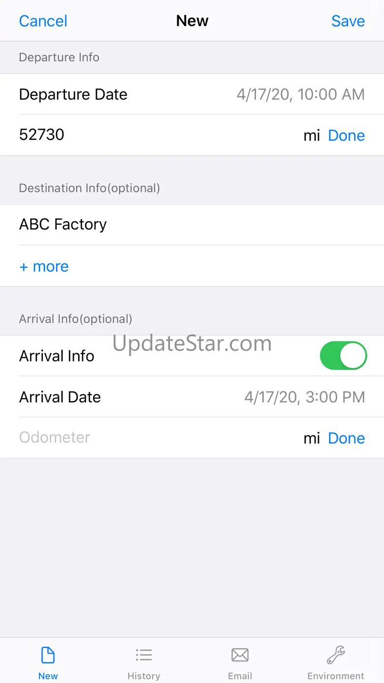 Mile Note: Car Odometer Report 1.3