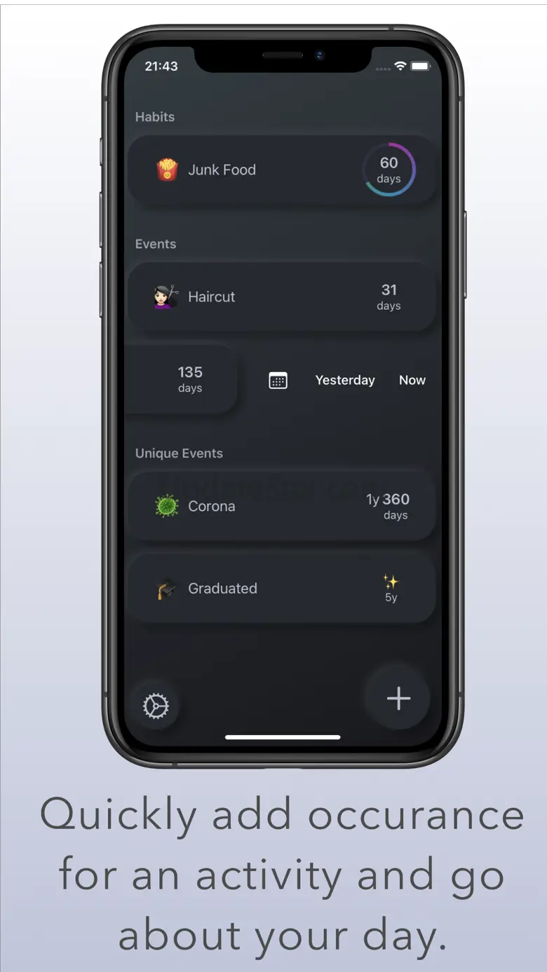 Since - Event & Habit tracker 3.5