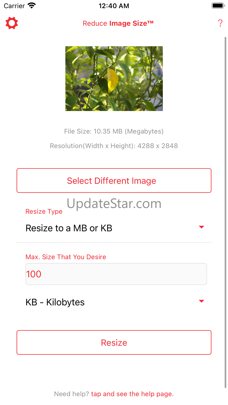 Reduce Photo Size: Compressor 1.1