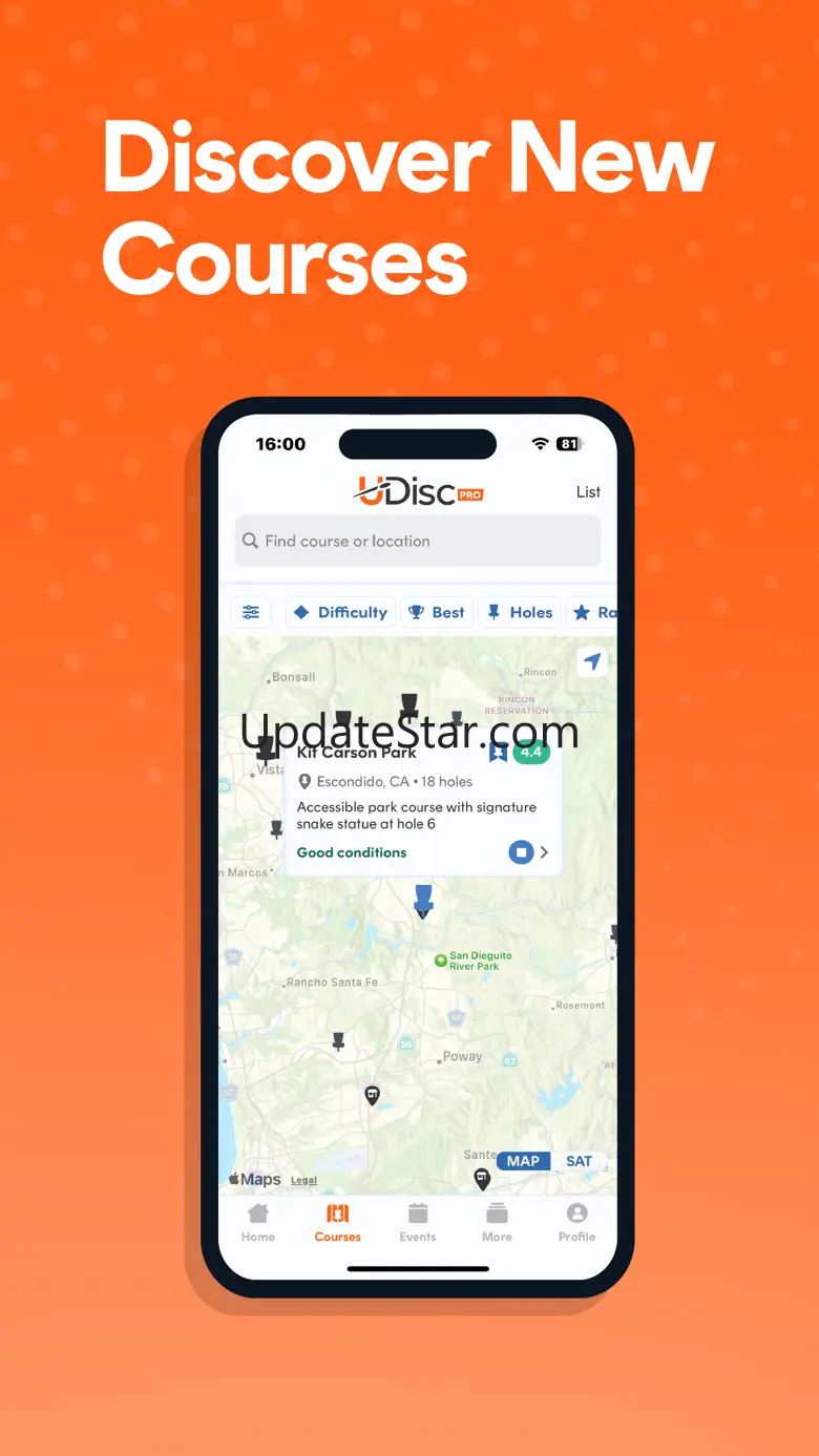 UDisc Disc Golf 19.4.2