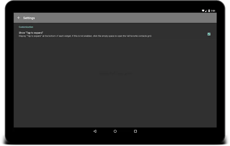 Favorite Contacts Widget Blur 4.1.1