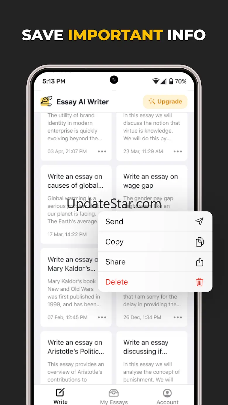 AI Writing: Essay 1.0.13