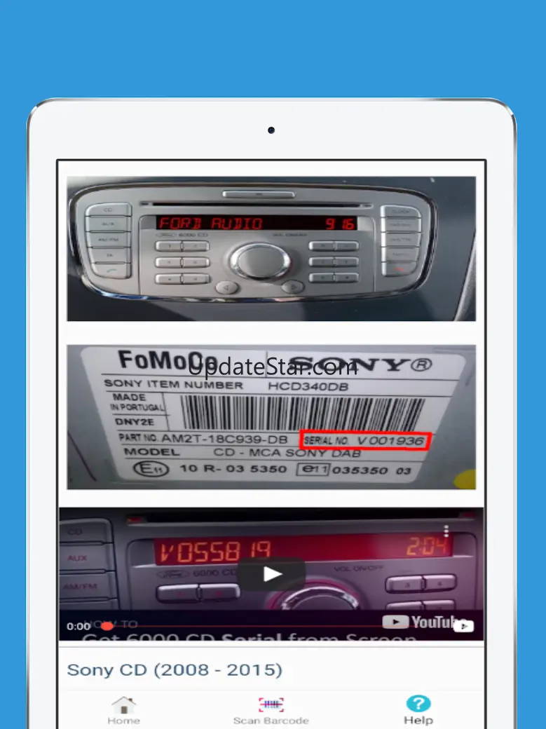 Ford Radio Code 1.3.0
