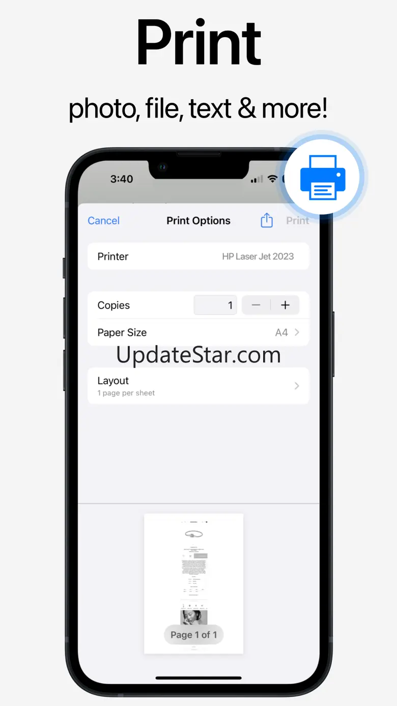 Mobile Print - Wifi & Remote 2.2