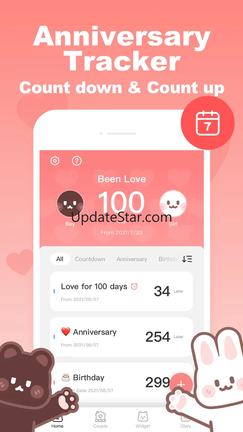 Memories: My Love Days Counter 1.8.7