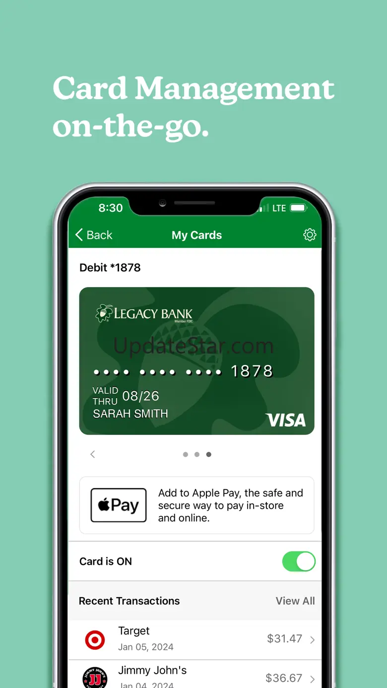 Legacy Bank 5.2.8